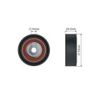 Poulie Galet Courroie Enrouleur Pour Bmw Série 3 E36 5 E39 7 E38 Z3 E36 1748131