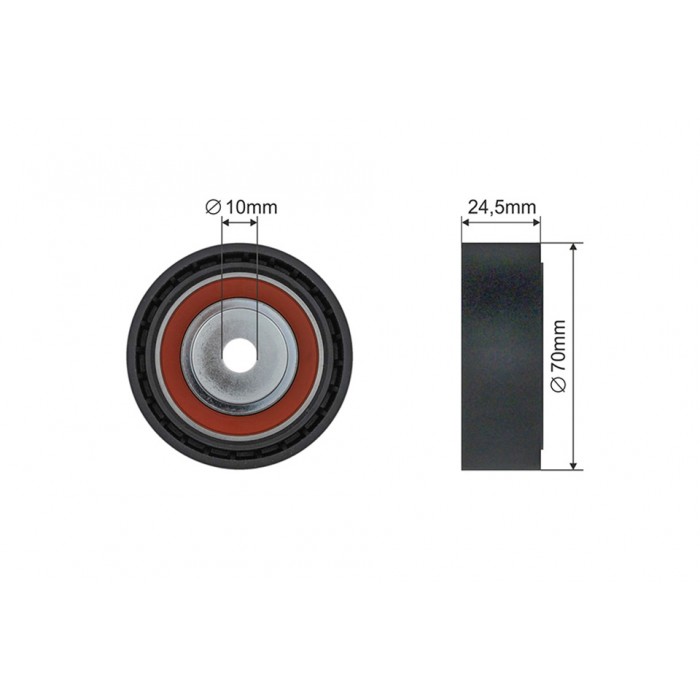 Poulie Galet Courroie Enrouleur Pour Bmw Série 3 E36 5 E39 7 E38 Z3 E36 1748131