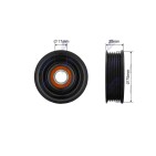 Poulie Galet Courroie Enrouleur Pour Mazda 2 3 Z601-15-940 Z60115940