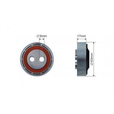 Poulie Galet Courroie Enrouleur Pour Audi A4 A6 A8 Skoda Superb I 59260523