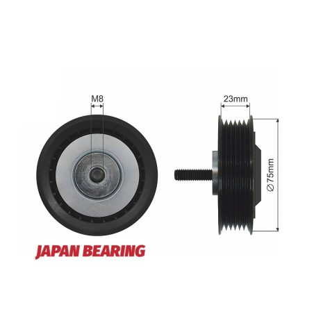 Poulie Galet Courroie Enrouleur Pour Vw Lt 28-35 II Lt 28-46 II 074145299A