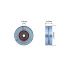 Poulie Galet Courroie Enrouleur Pour Audi A4 A6 A8 C5 Skoda Superb I 059260523B