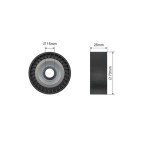 Poulie Galet Courroie Enrouleur Pour Audi A2 Seat Cordoba Ibiza III 045903315A