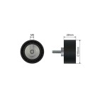 Poulie Galet Courroie Enrouleur Pour Bmw Série 1 E82 3 E90 5 E60 11287800562