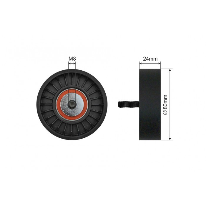 Poulie Galet Courroie Enrouleur Pour Bmw Série 3 E36 5 E34 E39 7 E38 11282245166