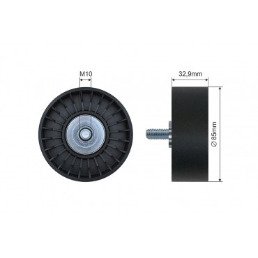 Poulie Galet Courroie Enrouleur Pour Bmw Série 5 E60 E61 7802146 11287802146