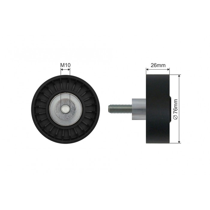 Poulie Galet Courroie Enrouleur Pour Bmw Série 5 E60 E61 11287516847 7516847