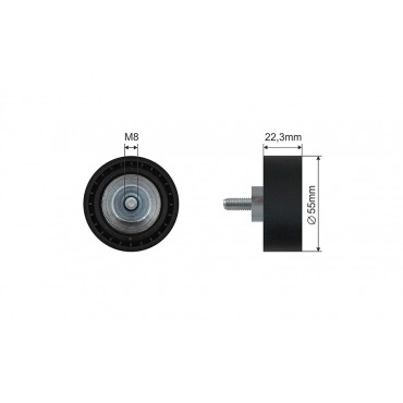 Poulie Galet Courroie Enrouleur Pour Mini Coupé Décapotable Roadster 11287823380