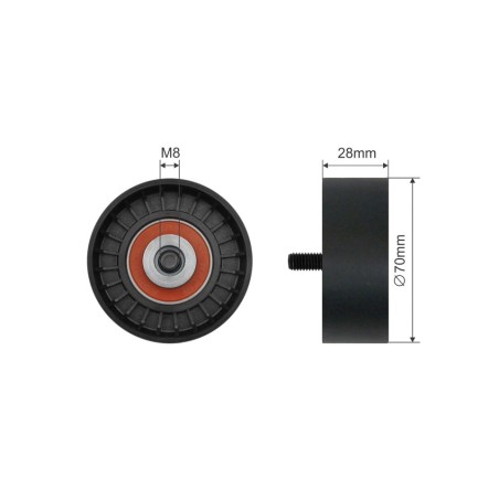 Poulie Galet Courroie Enrouleur Pour Bmw Série 7 E38 8 E31 11281704718
