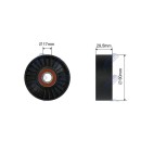 Poulie Galet Courroie Enrouleur Pour Chrysler Voyager Grand Voyager III 4536154