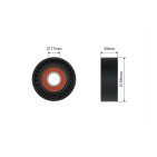 Poulie Galet Courroie Enrouleur Pour Citroën C3 C4 C5 Peugeot 2008 I 5751J5