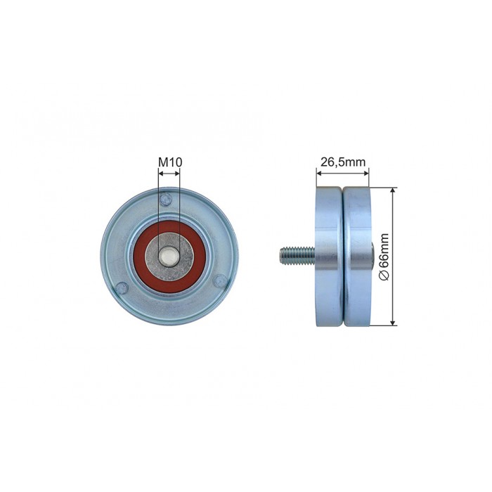 Poulie Galet Courroie Enrouleur Pour Citroën Xsara Peugeot 206 575152 96218349