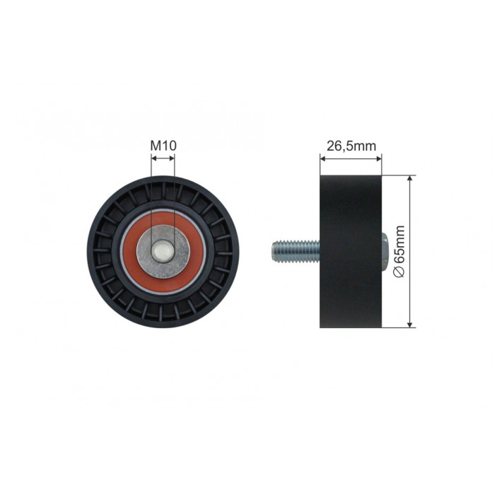 Poulie Galet Courroie Enrouleur Pour Citroën Xsara Peugeot 206 575152 96218349