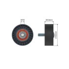 Poulie Galet Courroie Enrouleur Pour Peugeot 106 I II 205 306 Partner 9628784180