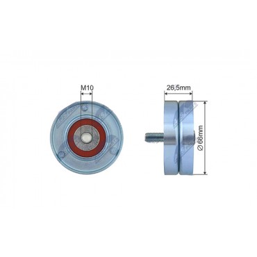Poulie Galet Courroie Enrouleur Pour Citroën Ax Berlingo Saxo Xsara Zx 6453.S4