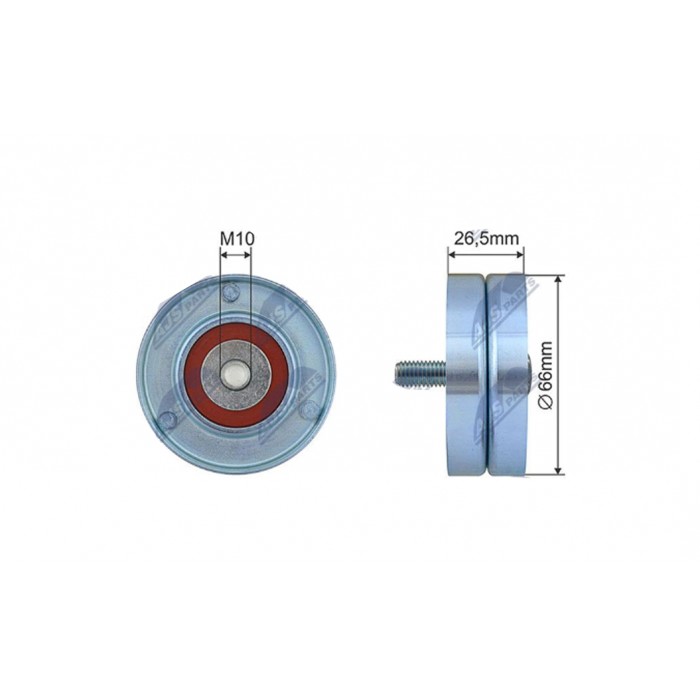 Poulie Galet Courroie Enrouleur Pour Citroën Ax Berlingo Saxo Xsara Zx 6453.S4