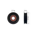 Poulie Galet Courroie Enrouleur Pour Ford Mondeo I II 93BB19A216CE 93BB19A216BF