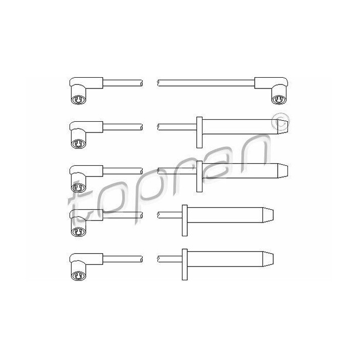 Jeux câble d'allumage Ford Granada/Scorpio Sierra 1.8 2.0 6534756S