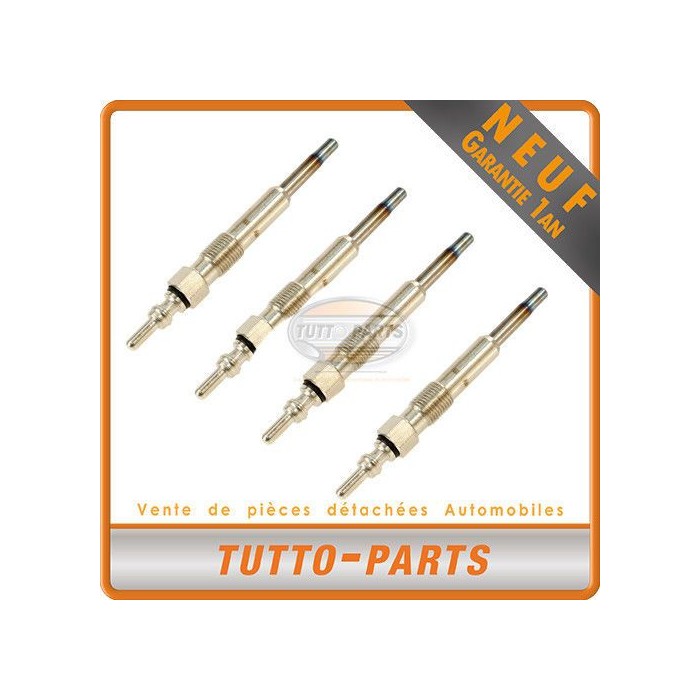 4 Bougie de Préchauffage Renault Mégane Modus Twingo Clio 2 3 - 1.5 1.9 DCI