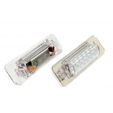 LED Feu de Plaque d'Immatriculation Pour Mercedes 124 190 Classe C E 1248200256