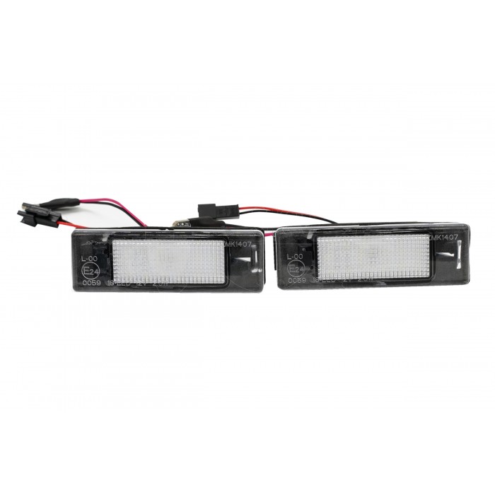 LED Feu de Plaque d'Immatriculation Pour Citroën C-Elysee C3 Peugeot 207 6340F0