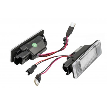 LED Feu de Plaque d'Immatriculation Pour Citroën C-Elysee C3 Peugeot 207 6340F0