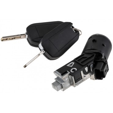 Antivol de Direction + Clefs Pour Citroën Berlingo C3 C4 C5 Jumpy 9673257480