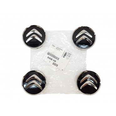 4 Capuchon de Jante Pour Citroën Berlingo Multispace C-Elysee C1 II C2 C3 9406H6