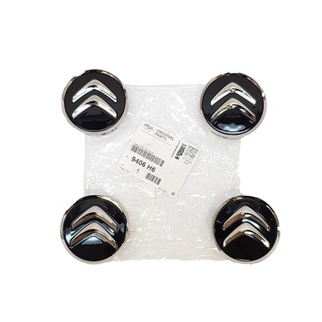 4 Capuchon de Jante Pour Citroën Berlingo Multispace C-Elysee C1 II C2 C3 9406H6