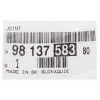 Joint de Papillon d'Admission d'Air Pour Citroën Berlingo C-Elysee C3 9813758380