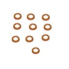 x10 Joint de Bouchon de Vidange Cuivre Pour Dacia Dokker Duster Jogger 776327