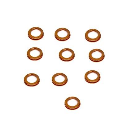 x10 Joint de Bouchon de Vidange Cuivre Pour Dacia Dokker Duster Jogger 776327