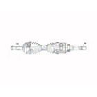 ARBRE DE TRANSMISSION CARDAN DROIT FIAT TALENTO NV300 VIVARO B TRAFIC 391005010R