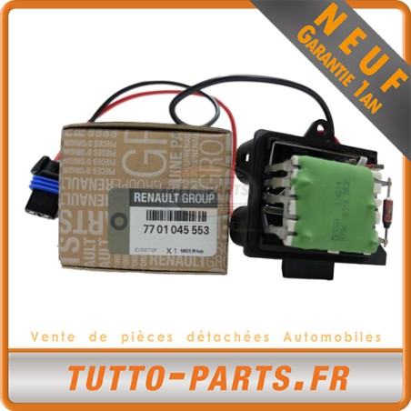 Résistance Chauffage Renault Clio 2