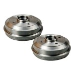 x2 Tambour de Frein Arrière Pour Peugeot 106 206 Citroën AX Saxo