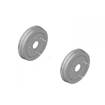 x2 Tambour de Frein Arrière Pour Peugeot Toyota Aygo Citroën 424748 424310H010