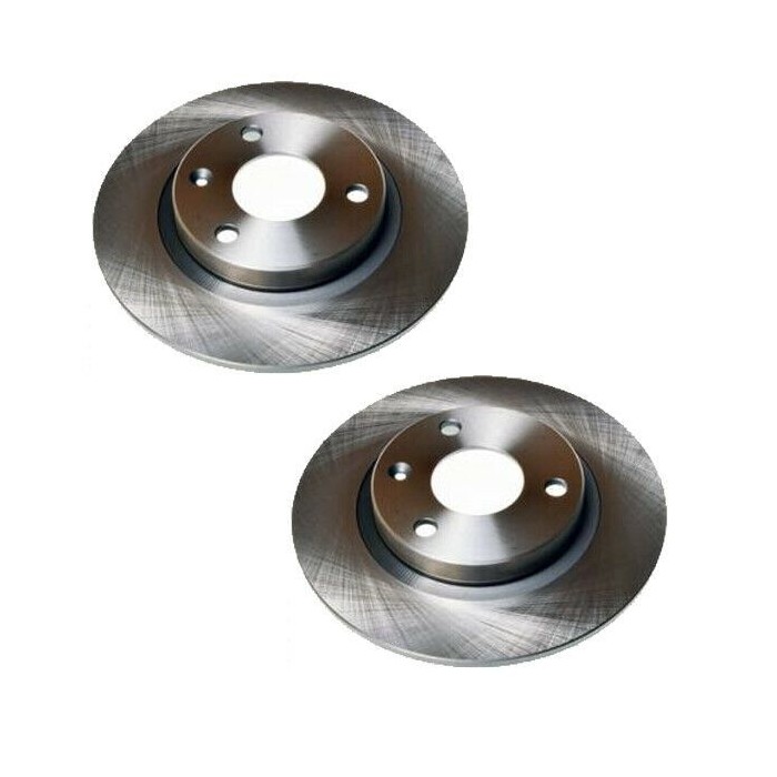 Disque de frein avant X2 CITROEN AX 86 Saxo 96 PEUGEOT 106 I II 169004 4249C5