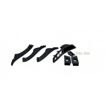 kit garniture poignée porte bouton Vitre noir BMW Série 5 F10/F11 51417225851