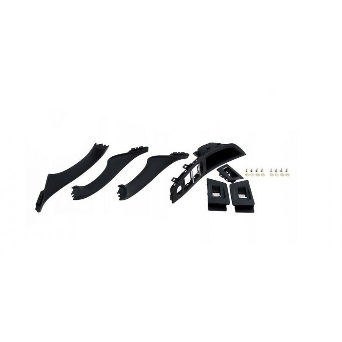 kit garniture poignée porte bouton Vitre noir BMW Série 5 F10/F11 51417225851