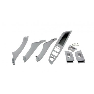 kit garniture poignée porte bouton Vitre blanc BMW Série 5 F10/F11 51417225877