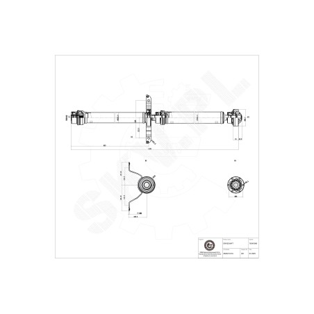 Arbre de transmission Cardan Arrière Pour Audi A4 8K0521101AA 8K0521101G