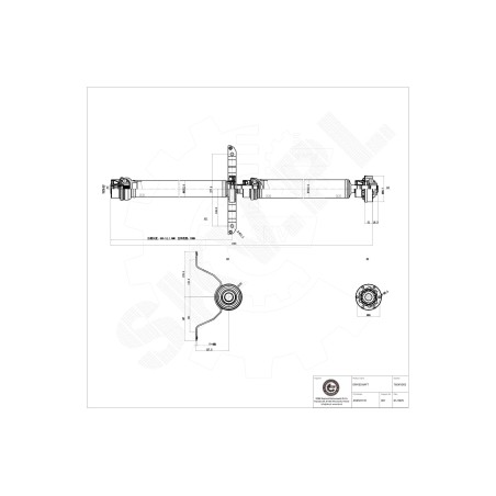 Arbre de transmission Cardan Pour Audi A8 4H4521101B 4H4521101D 4H4521101F