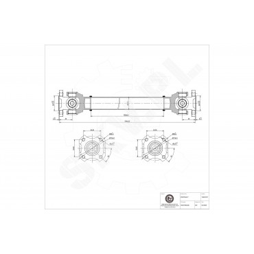 Arbre de transmission Cardan Avant Pour BMW Série 5 E60 E61 26207534636