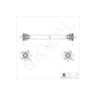 Arbre de transmission Cardan Avant Pour BMW X3 E83 26203401609