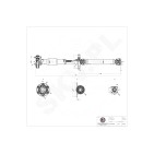 Arbre de transmission Cardan Arrière Pour BMW X3 E83 26107564736