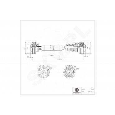 Arbre de transmission Cardan Avant Pour Jeep Commander 52853431AA