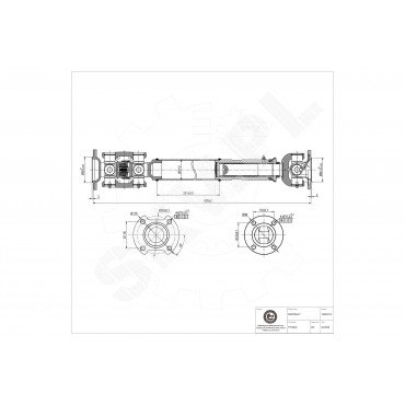 Arbre de transmission Cardan Avant Pour Land Rover Discovery II FTC5320
