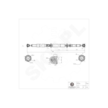 Arbre de transmission Cardan Avant Pour Land Rover Freelander 2 LR006959