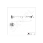 Arbre de transmission Cardan Avant Pour Mercedes-Benz Classe C E A2044106801