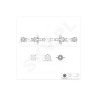 Arbre de transmission Cardan Arrière Pour Mercedes-Benz Viano Vito 6394104806